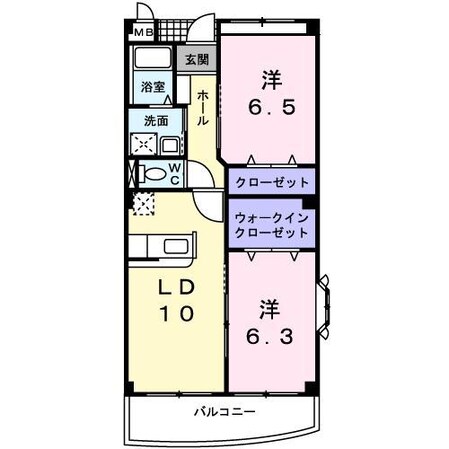 ゼファーの物件間取画像